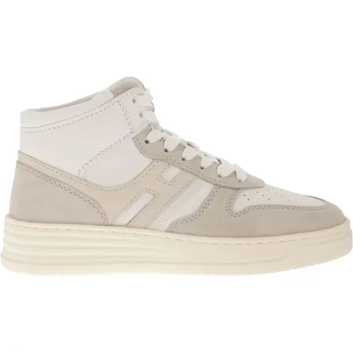 Retro High Top Trainer , Damen, Größe: 35 1/2 EU - Hogan - Modalova