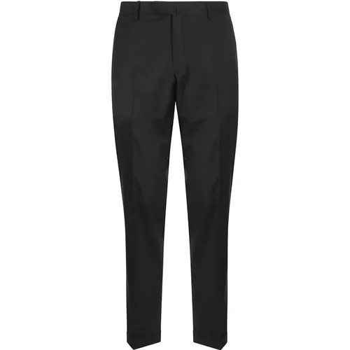 Chinos, male, , Size: 3XL Nero Wool Pants - Briglia - Modalova