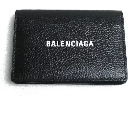 Pre-owned Wallets, male, , Size: ONE SIZE Pre-owned Leather wallets - Balenciaga Vintage - Modalova