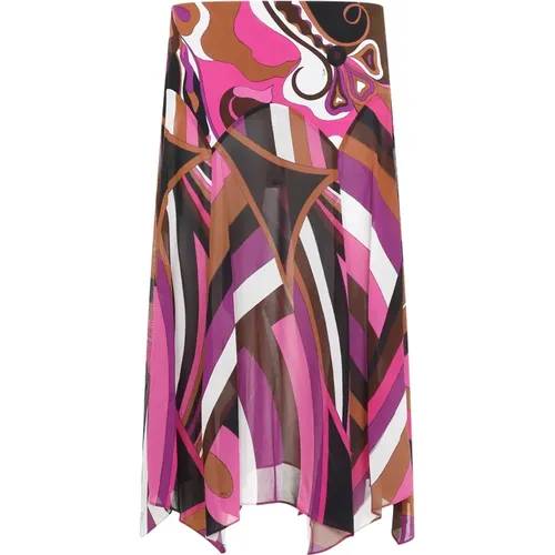 Multicolour Skirts for Women Aw24 , female, Sizes: S - EMILIO PUCCI - Modalova