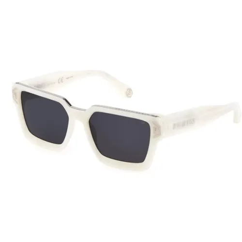 Sunglasses, unisex, , Size: 57 MM Brave Shade Sunglasses in /Grey - Philipp Plein - Modalova