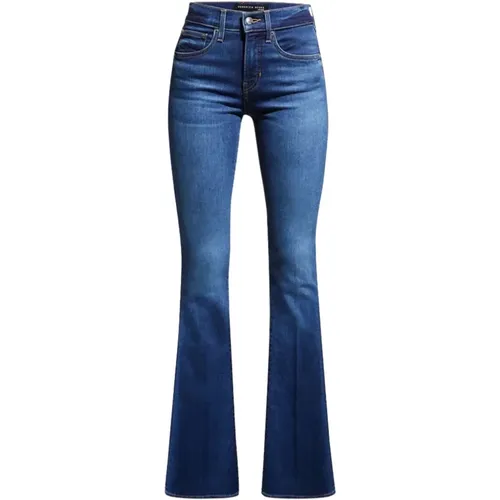 Skinny Flare Jeans in Hellblau , Damen, Größe: W29 - Veronica Beard - Modalova