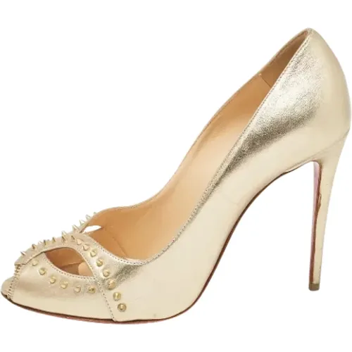 Pre-owned Pumps, female, , Size: 8 1/2 US Pre-owned Leather heels - Christian Louboutin Pre-owned - Modalova