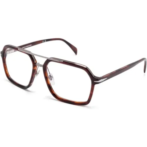 Glasses, male, , Size: 56 MM Db7128 6C5 Optical Frame - Eyewear by David Beckham - Modalova