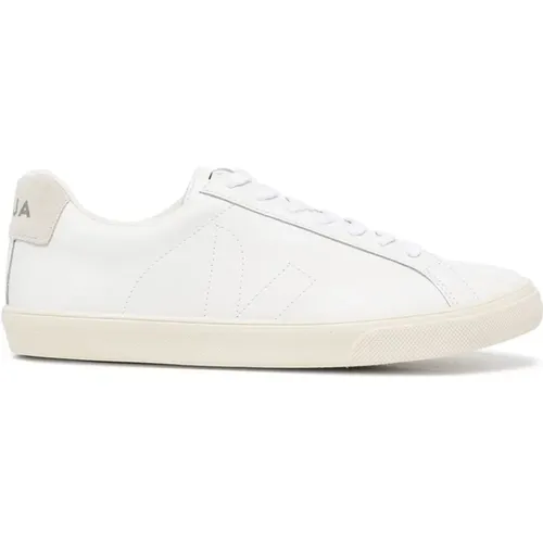 Weiße Ledersneakers , Damen, Größe: 38 EU - Veja - Modalova