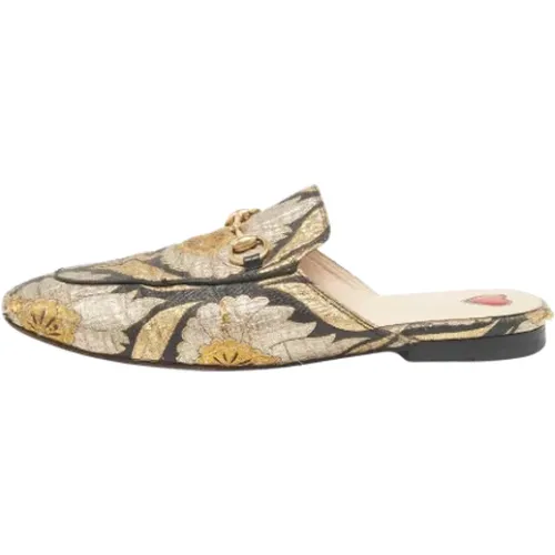 Pre-owned Flats, female, , Size: 7 US Pre-owned Fabric flats - Gucci Vintage - Modalova