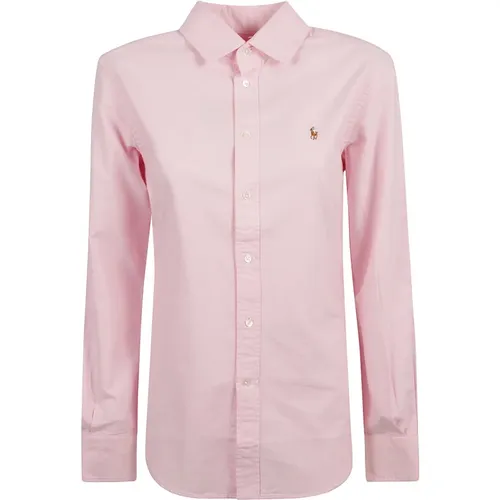 Rosa Polo Shirt Damen Klassischer Stil , Damen, Größe: 2XS - Ralph Lauren - Modalova