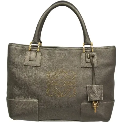 Pre-owned Tote Bags, female, , Size: ONE SIZE Pre-owned Leather handbags - Loewe Pre-owned - Modalova