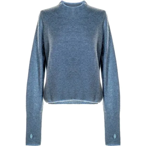 Hést, Luxuriöser Rippstrickpullover , Damen, Größe: L - HÉST - Modalova