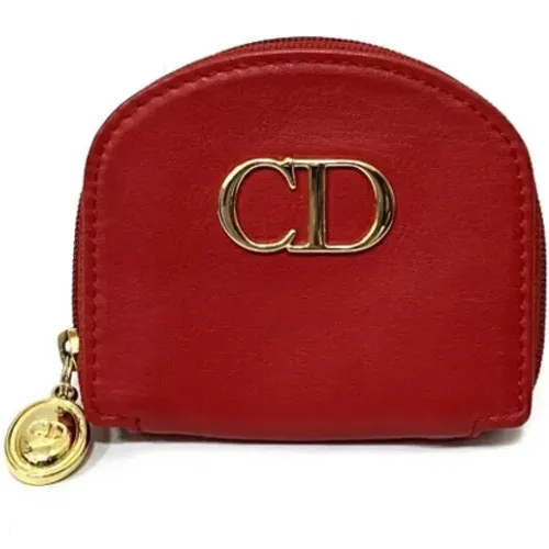 Pre-owned Wallets, female, , Size: ONE SIZE Pre-owned Leather wallets - Dior Vintage - Modalova