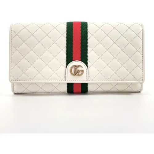 Pre-owned Wallets, female, , Size: ONE SIZE Pre-owned Leather wallets - Gucci Vintage - Modalova