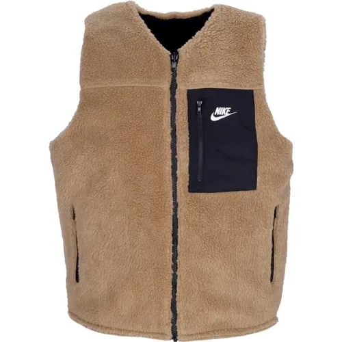 Vests, male, , Size: XL Reversible Winterized Vest Driftwood/Black/Sail - Nike - Modalova