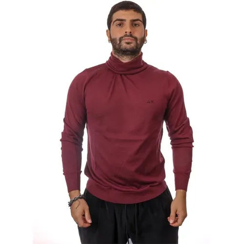 Turtlenecks, male, , Size: 2XL Turtleneck Knitwear - Sun68 - Modalova