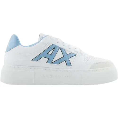 Low Top Sneakers , female, Sizes: 3 UK - Armani Exchange - Modalova