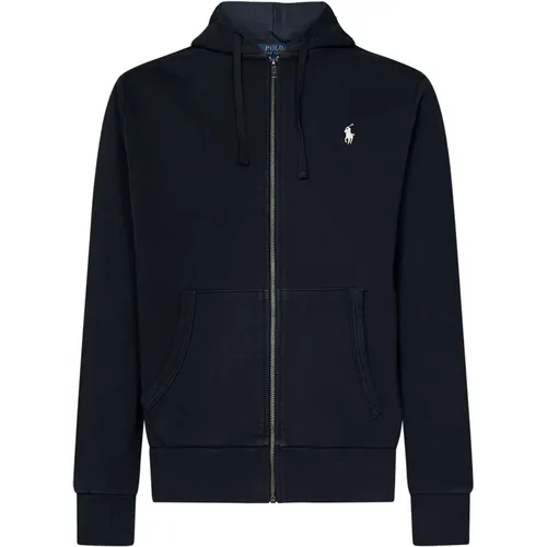 Cotton Zip-Up Hooded Sweatshirt , male, Sizes: XL - Ralph Lauren - Modalova