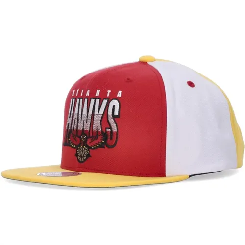 Caps, unisex, , Size: ONE SIZE Atlanta Hawks Snapback Cap Red/Yellow - Mitchell & Ness - Modalova