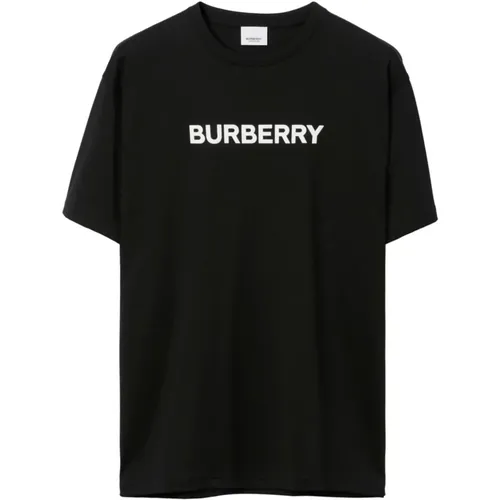 T-Shirts, male, , Size: 2XL Logo Print Jersey T-shirt - Burberry - Modalova