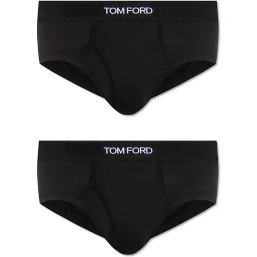 Markenunterwäsche im Doppelpack , Herren, Größe: L - Tom Ford - Modalova