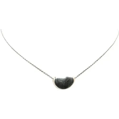 Pre-owned Jewellery, female, , Size: ONE SIZE Pre-owned Silver necklaces - Tiffany & Co. Pre-owned - Modalova