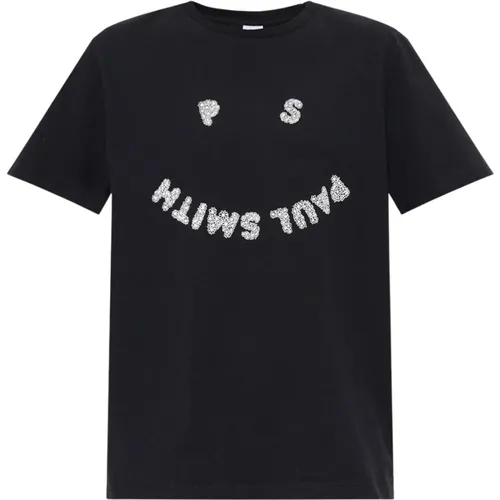 Logo T-Shirt aus Bio-Baumwolle , Damen, Größe: XL - PS By Paul Smith - Modalova