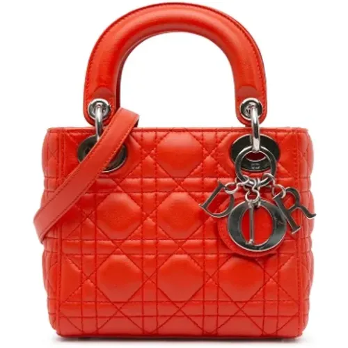 Pre-owned Handbags, female, , Size: ONE SIZE Pre-owned Leather dior-bags - Dior Vintage - Modalova