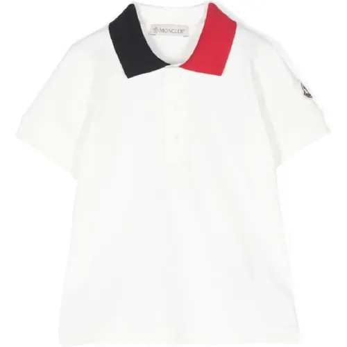 Stilvolles SS Polo T-Shirt für Junioren - Moncler - Modalova