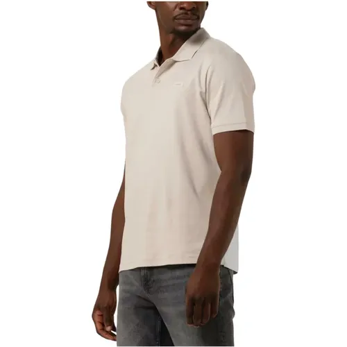 Glatte Baumwolle Slim Polo T-shirt , Herren, Größe: 2XL - Calvin Klein - Modalova