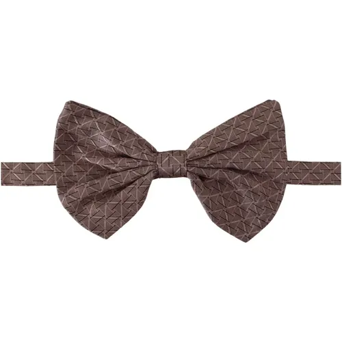 Bowties, male, , Size: ONE SIZE Elegant Silk Bow Tie - Men's Formalwear - Dolce & Gabbana - Modalova