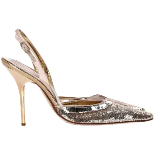 Pre-owned Leather heels , female, Sizes: 4 UK - René Caovilla Pre-owned - Modalova