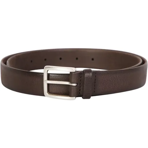 Sport Cherette leather Belt by , male, Sizes: 110 CM - Orciani - Modalova