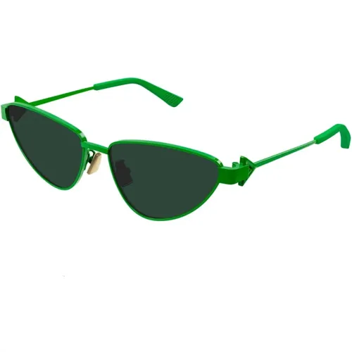 Glasses,Damen Metall Cat-Eye Sonnenbrille - Bottega Veneta - Modalova
