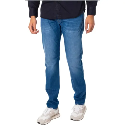 Slim Fit Men's Jeans Anbass Style , male, Sizes: W38, W36 - Replay - Modalova