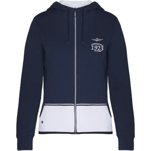 Hooded sweatshirt , female, Sizes: L - aeronautica militare - Modalova