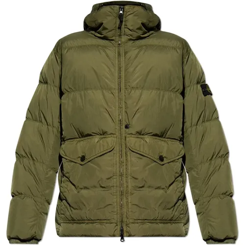 Hooded Jacket , male, Sizes: XL, S, L, M - Stone Island - Modalova