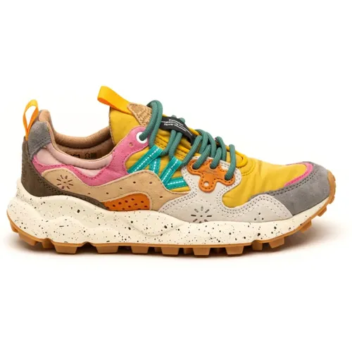 MultiColour Sneakers Yamano 3 , Damen, Größe: 38 EU - Flower Mountain - Modalova