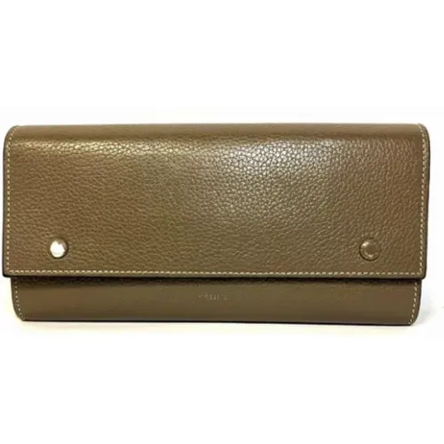 Pre-owned Leather wallets , female, Sizes: ONE SIZE - Celine Vintage - Modalova