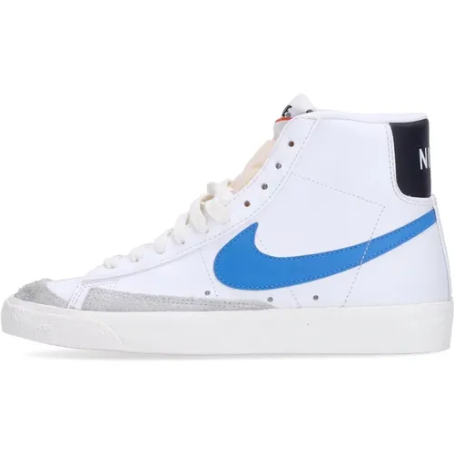 Sneakers, male, , Size: 7 US Vintage High Top Sneaker /Blue/Black - Nike - Modalova