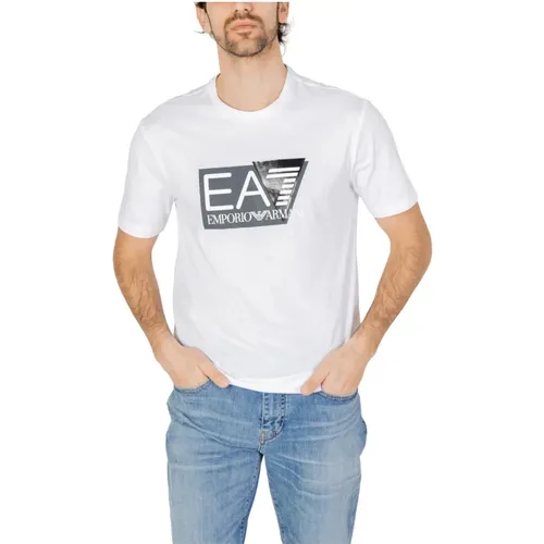 Men's 3Dpt81 Pjm9Z T-Shirt , male, Sizes: XL, M, 2XL, S, L - Emporio Armani EA7 - Modalova