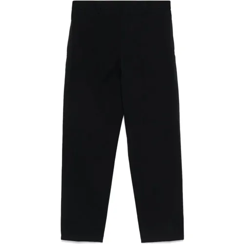 Straight Trousers, male, , Size: L Navy Tapered Trousers - Jil Sander - Modalova