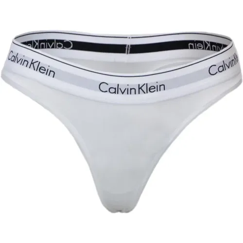 Bottoms, female, , Size: M Cotton Stretch Thong Underwear - Calvin Klein - Modalova