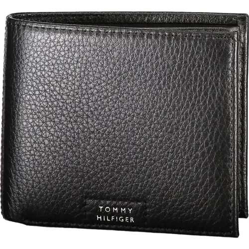 Wallets & Cardholders, male, , Size: ONE SIZE Men's Wallet Contrast Logo - Tommy Hilfiger - Modalova