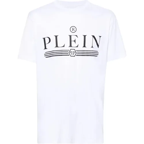 T-Shirts, male, , Size: L T-shirts and Polos with Plein Print - Philipp Plein - Modalova