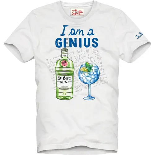 Genius T-Shirt 01 , Herren, Größe: M - MC2 Saint Barth - Modalova