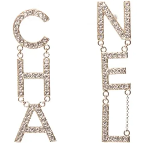 Pre-owned Metal earrings , female, Sizes: ONE SIZE - Chanel Vintage - Modalova