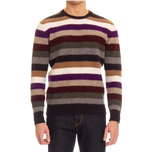 Multicolour Striped Sweaters , male, Sizes: XL, 2XL, M - Drumohr - Modalova