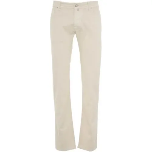 Slim-Fit Cotton Trousers , male, Sizes: W33, W34 - Dondup - Modalova