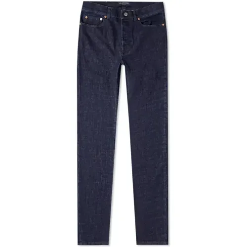 Baumwoll-Denim Skinny Jeans , Herren, Größe: W30 - Valentino - Modalova