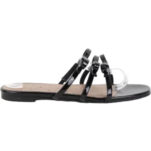 Pre-owned Leather sandals , female, Sizes: 7 UK - Valentino Vintage - Modalova