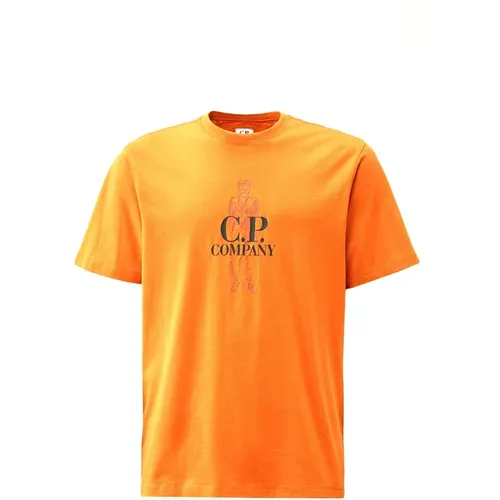 T-Shirts, male, , Size: XS T-Shirt - C.P. Company - Modalova