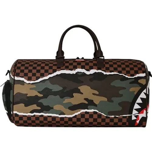 Weekend Bags, unisex, , Size: ONE SIZE Multicolored Unisex Duffle Bag - Sprayground - Modalova